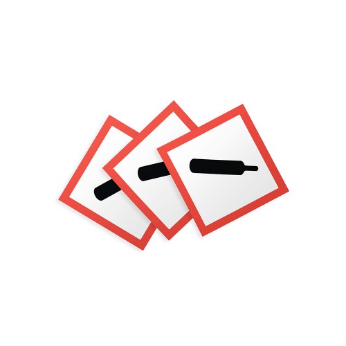 GHS Label Gas Cylinder